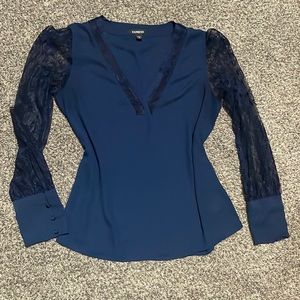 Express Portofino Lace Blouse